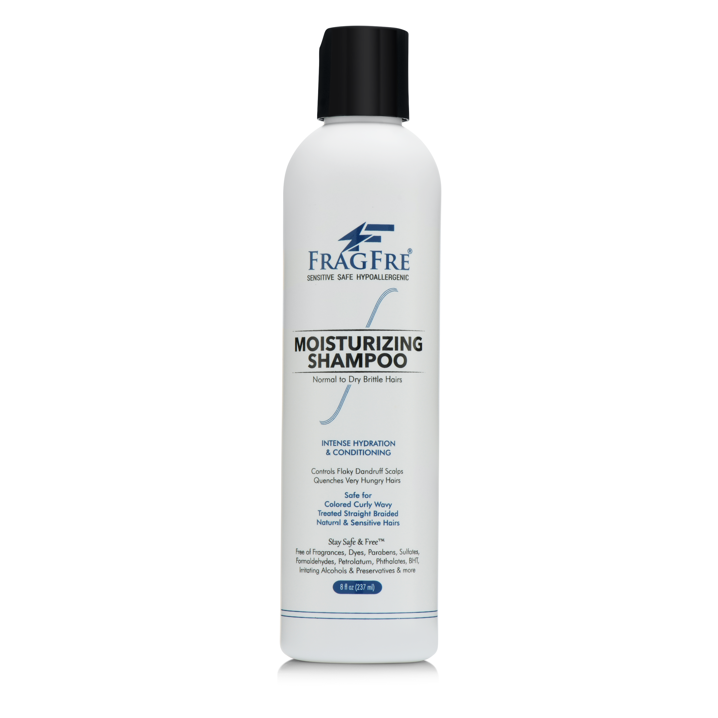 Moisturizing Shampoo Unscented Sulfate Free Vegan Hypoallergenic 8