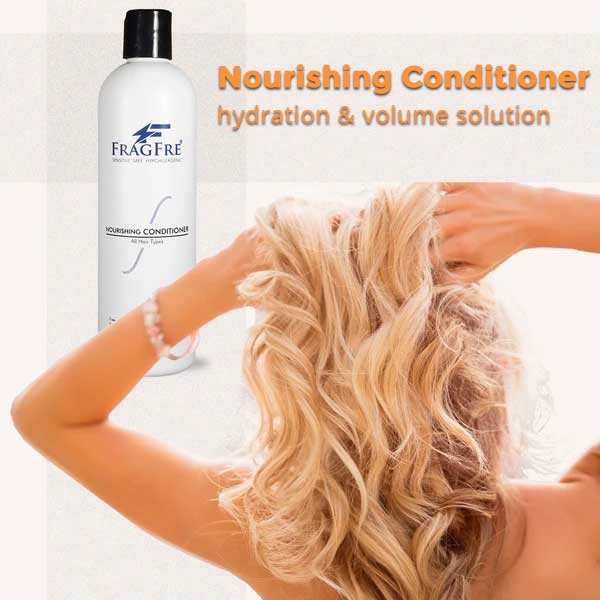 Female Nourishing hair with FRAGFRE Hair Conditioner