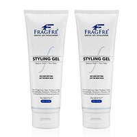 FRAGFRE Hair Styling Gel 8 oz (2-Pack Gift Set) Medium Hold