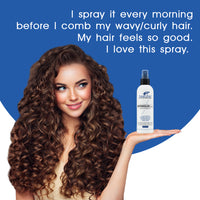FRAGFRE Detangler-plus Styling Hair Spray 8 oz - Heat Protectant and Blowout Spray - Leave in Conditioner for Sensitive Skin - Hypoallergenic Vegan Cruelty Free