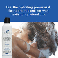 FRAGFRE Moisturizing Shampoo 8 oz - Hypoallergenic Sulfate Free Hydrating Shampoo for Dry Hungry Hairs - Safe on Colors and Sensitive Scalps - Vegan