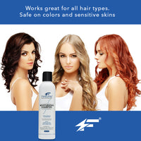 FRAGFRE Moisturizing Shampoo 8 oz - Hypoallergenic Sulfate Free Hydrating Shampoo for Dry Hungry Hairs - Safe on Colors and Sensitive Scalps - Vegan