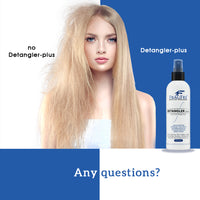 FRAGFRE Detangler-plus Styling Hair Spray 8 oz - Heat Protectant and Blowout Spray - Leave in Conditioner for Sensitive Skin - Hypoallergenic Vegan Cruelty Free