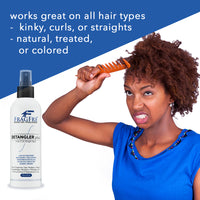 FRAGFRE Detangler-plus Styling Hair Spray 8 oz - Heat Protectant and Blowout Spray - Leave in Conditioner for Sensitive Skin - Hypoallergenic Vegan Cruelty Free