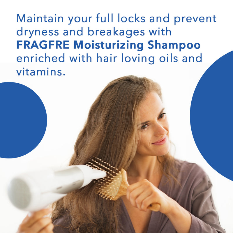 FRAGFRE Conditioning Oil Shampoo 8 oz - Prevent and Repair Dry Damaged Hairs - Fragrance-Free, Sulfate-Free, Hypoallergenic, Color-Safe, Parabens-Free, Cruelty-Free - Vegan Formula for Sensitive Skin and Allergies