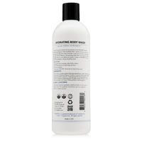 FRAGFRE Hydrating Body Wash for Sensitive Skin 16oz - Sulfate Free Hypoallergenic Body Cleanser - Mild Cucumber Aroma - Vegan Gluten Free Cruelty Free