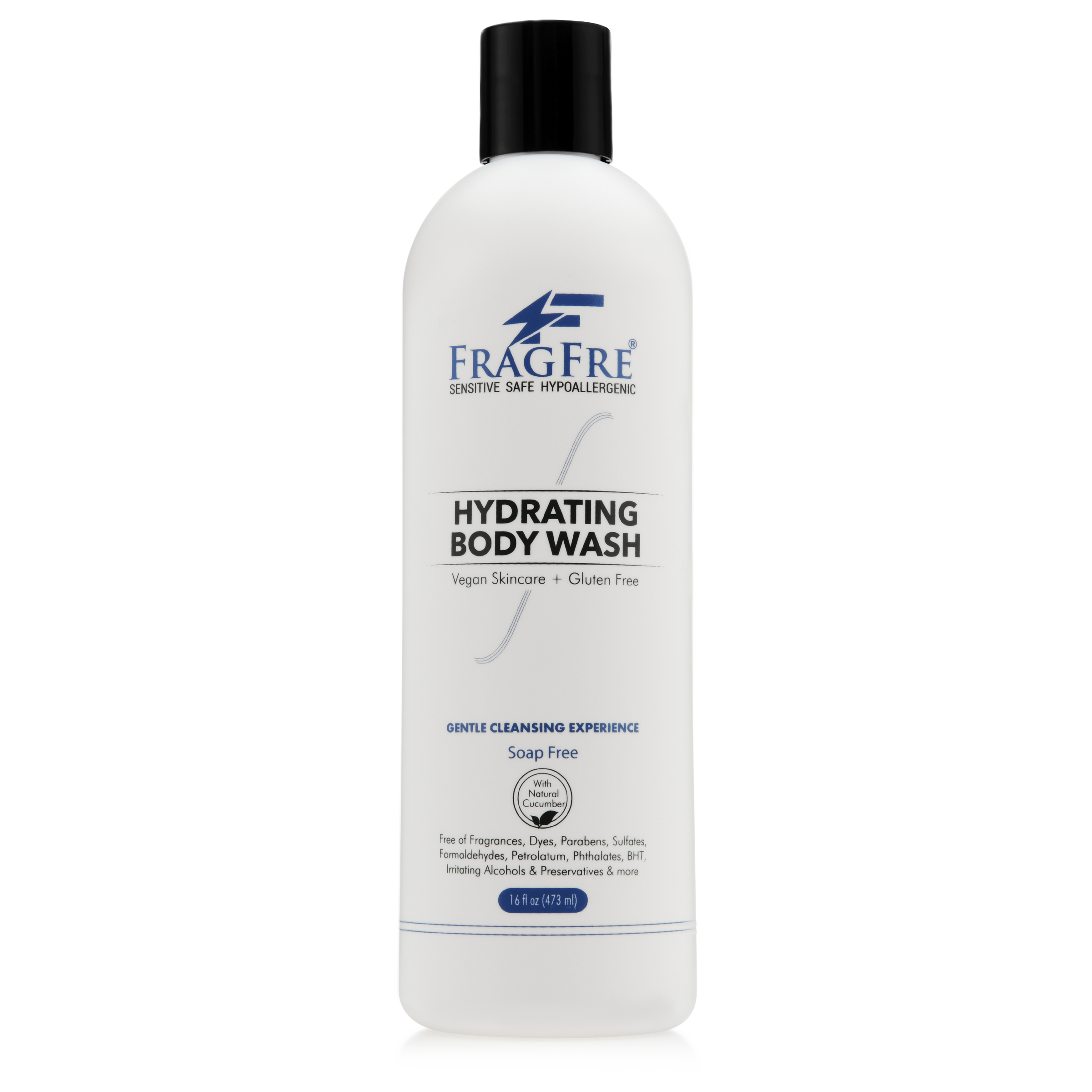 Body Wash for Sensitive Skin 16 oz - Sulfate Free Hypoallergenic