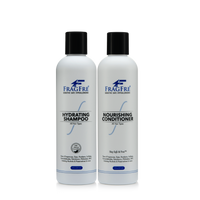 FRAGFRE Shampoo Conditioner Set for Sensitive Skin 2/PK 12/8 oz ea - Fragrance Free Hypoallergenic Sulfate Free - Vegan Color Safe - Natural Cucumber