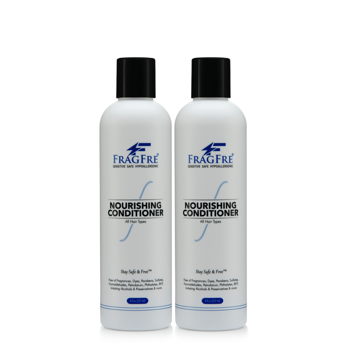 FRAGFRE Hair Conditioner 12/8 oz - Hypoallergenic Deep Conditioner for Sensitive Skin - Gluten Free Vegan Cruelty Free - Normal Treated or Fragile Hairs