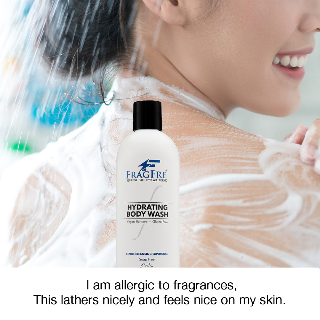 FRAGFRE Hydrating Body Wash - 1 oz Sample - Perfect Travel Size TSA  Compliant