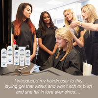 FRAGFRE Hair Styling Gel 8 oz (2-Pack Gift Set) Medium Hold
