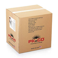 429 PCS Empty White HDPE Bottle 8 oz - Cosmo Round Plastic Bottles - 24/410 White Disc Cap - 24 mm PS Seal for Freshness - Approved for Safe Cosmetics