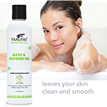 FRAGFRE Organic Shower Gel 8 oz - Fragrance Free Sulfate Free