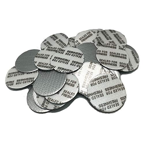25 PCS Empty White HDPE Bottle 8 oz - Cosmo Round Plastic Bottles - 24/410 White Disc Cap - 24 mm PS Seal for Freshness - Approved for Safe Cosmetics
