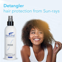 FRAGFRE Hair Detangler 8 oz Spray - Fragrance Free Detangler for Sensitive Skin