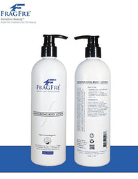 FRAGFRE Moisturizer for Sensitive Skin 16 oz - Fragrance Free with Sun Protection 
