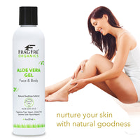 FRAGFRE All-Natural Aloe Vera Gel - 1 oz Sample - Perfect Travel Size TSA Compliant