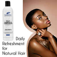 FRAGFRE 2 in 1 Shampoo and Conditioner 12 oz (2-Pack Gift Set) -  Vegan Gluten Free Cruelty Free - Hypoallergenic Sulfate Free Shampoo for Short Hairs