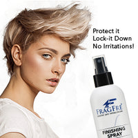 FRAGFRE Hair Finishing Spray Firm Hold 8 oz - Hair Spray for Sensitive Skin - Fragrance Free Hypoallergenic Parabens Free - Holds without Irritations