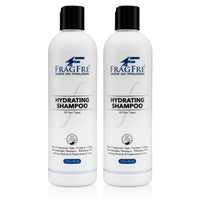FRAGFRE Hydrating Shampoo 12/8 oz - Hypoallergenic Sulfate Free Shampoo for Sensitive Skin - Vegan Gluten/Cruelty Free Color Safe - Natural Cucumber