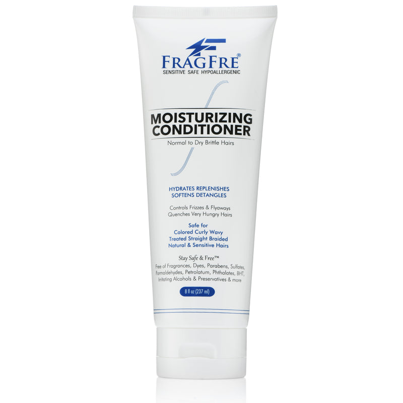 FRAGFRE Moisturizing Conditioner 8 oz - Hypoallergenic - Deep Conditioner  for Dry Hairs - Safe on Colors and Sensitive Scalps - Light Chamomile Aroma