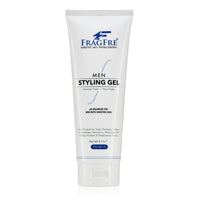 FRAGFRE Men Hair Styling Gel Fragrance Free 8 oz - pH Balanced for Sensitive Skins - Not Too Firm or Too Light - Normal Hold for Normal Hair Styles