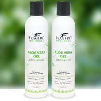 FRAGFRE All-Natural Aloe Vera Gel 8 oz - No Synthetic Carbomer or Acrylate - 100% Natural Aloe Vera Soothing Gel - Fragrance Free Vegan Gluten Free
