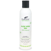FRAGFRE All-Natural Aloe Vera Gel 8 oz - No Synthetic Carbomer or Acrylate - 100% Natural Aloe Vera Soothing Gel - Fragrance Free Vegan Gluten Free