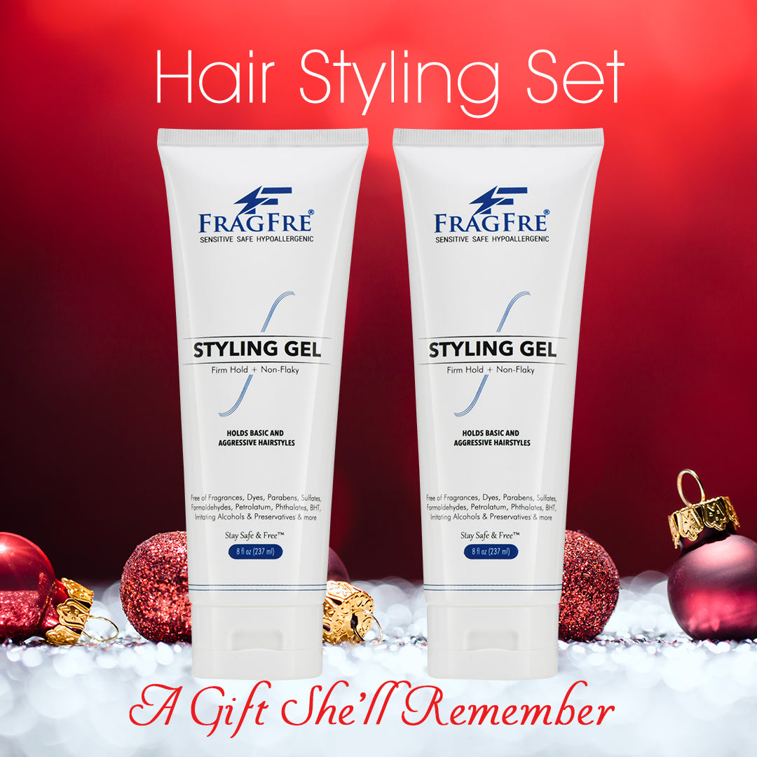 FRAGFRE Firm Hold Hair Gel Fragrance Free (1 oz Sample) - Perfect Travel Size TSA  Compliant