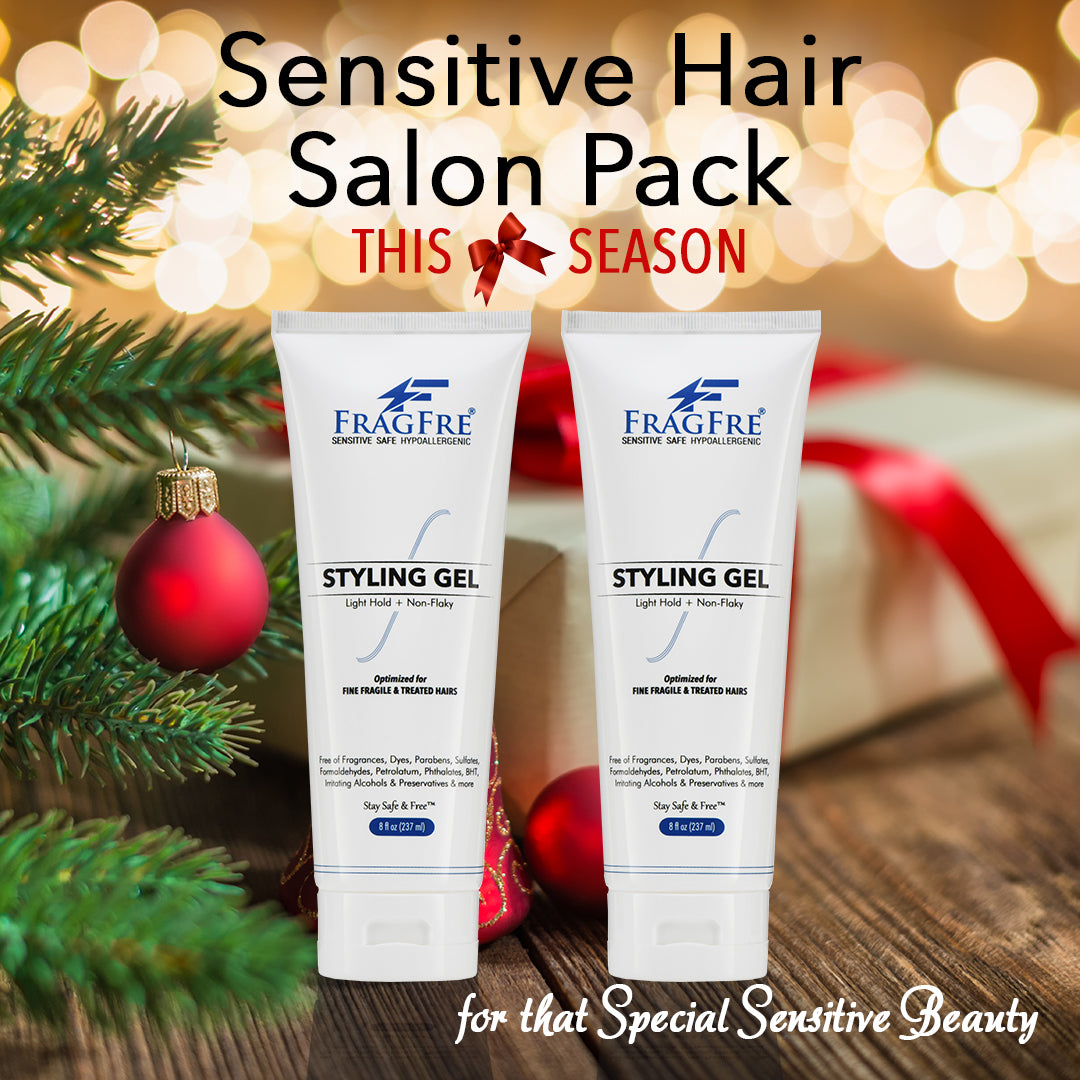 FRAGFRE Light Hold Hair Gel Fragrance Free (1 oz Sample) - Perfect Travel Size TSA  Compliant