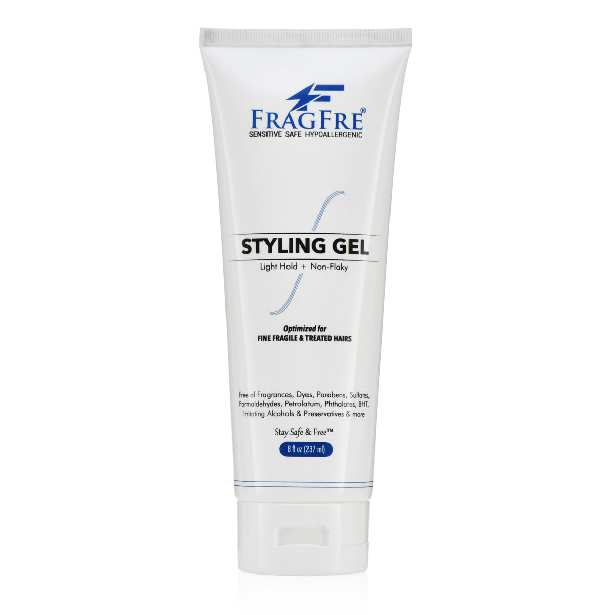 FRAGFRE Light Hold Hair Gel Fragrance Free (1 oz Sample) - Perfect Travel Size TSA  Compliant