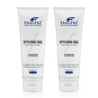 FRAGFRE Hair Styling Gel Medium Hold 8 oz - Hair Gel for Sensitive Skin - Fragrance Free Paraben Free Hypoallergenic - Gluten Free Vegan Cruelty Free