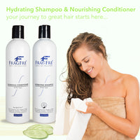 FRAGFRE Shampoo and Conditioner Set of 2 (12 oz ea) - Sulfate Free Hypoallergenic
