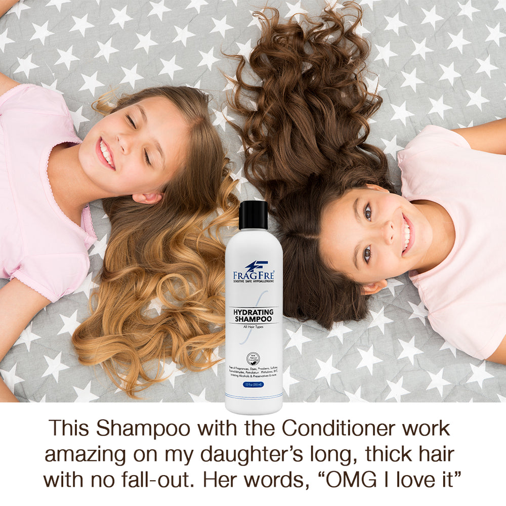 Hydrating Sulfate Free Shampoo Vegan Gluten Free Hypoallergenic 12oz ...