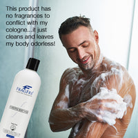 FRAGFRE Body Wash and Lotion Set for Sensitive Skin 16oz 2/Pack Gift Set - Sulfate Free Parabens Free Hypoallergenic - Vegan Gluten-free Cruelty-free