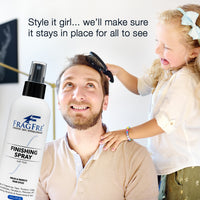 FRAGFRE Hair Finishing Spray Soft Hold - 1 oz Sample - Perfect Travel Size TSA  Compliant