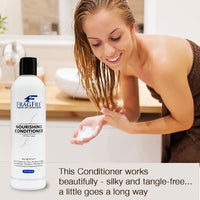 FRAGFRE Hair Conditioner 12/8 oz - Hypoallergenic Deep Conditioner for Sensitive Skin - Gluten Free Vegan Cruelty Free - Normal Treated or Fragile Hairs
